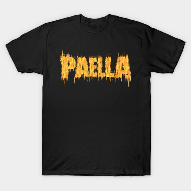 paella fire T-Shirt by manuvila